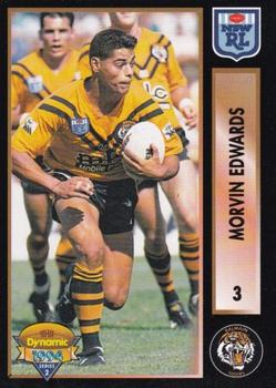1994 Dynamic Rugby League Series 2 #3 Morvin Edwards Front